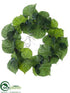 Silk Plants Direct Begonia Leaf Wreath - Green - Pack of 1