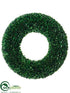 Silk Plants Direct Boxwood Wreath - Green - Pack of 2