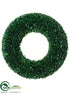 Silk Plants Direct Boxwood Wreath - Green - Pack of 2