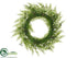 Silk Plants Direct Fern Wreath - Green - Pack of 2
