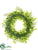 Silk Plants Direct Fern Wreath - Green - Pack of 2