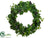 Grape Leaf Hanging Wreath - Green Two Tone - Pack of 4