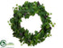 Silk Plants Direct Grape Leaf Hanging Wreath - Green Two Tone - Pack of 4