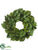 Hydrangea Leaf Wreath - Green - Pack of 2