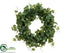 Silk Plants Direct Ivy Wreath - Green Two Tone - Pack of 2