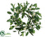 Silk Plants Direct Lemon Leaf Wreath - Green - Pack of 2