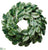 Deluxe Magnolia Leaf Wreath - Green - Pack of 2