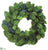 Magnolia Leaf Wreath - Green - Pack of 4