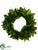 Magnolia Leaf Wreath - Green - Pack of 1