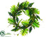 Silk Plants Direct Tropical Leaf Wreath - Green - Pack of 2