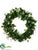 Ivy, Eucalyptus Wreath - Green Two Tone - Pack of 2