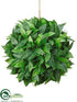 Silk Plants Direct Laurel Leaf Ball - Green - Pack of 2