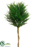 Silk Plants Direct Cedar Topiary - Green - Pack of 6