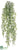 Mini Bamboo Hanging Bush - Green Frosted - Pack of 6