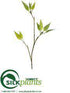 Silk Plants Direct Mini Bamboo Leaf Spray - Green - Pack of 12