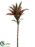 Silk Plants Direct Cordyline Spray - Green Red - Pack of 12