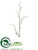 Catkin Branch - Green Brown - Pack of 6