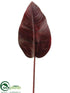 Silk Plants Direct Spade Canna Leaf Spray - Burgundy Fuchsia - Pack of 12