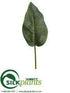 Silk Plants Direct Spade Canna Leaf Spray - Green Yellow - Pack of 12