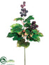 Silk Plants Direct Grape Leaf Spray - Green - Pack of 24