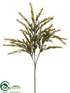 Silk Plants Direct Dried Tea Leaf Spray - Green - Pack of 12