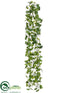 Silk Plants Direct Philodendron Garland - Green - Pack of 6