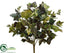 Silk Plants Direct Ivy Bush - Green Burgundy - Pack of 12