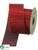 Metallic Ribbon - Red - Pack of 6