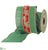 Acanthus Velvet Ribbon - Green Red - Pack of 6