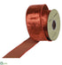 Silk Plants Direct Velvet Ribbon - Copper - Pack of 6