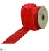 Silk Plants Direct Velvet Ribbon - Red - Pack of 6