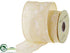 Silk Plants Direct Chantilly Lace Jacquard Ribbon - Cream - Pack of 6