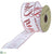 Merry Christmas Ribbon - Red White - Pack of 6