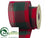 Ribbon - Red Green - Pack of 6