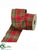Plaid Ribbon - Red Green - Pack of 6