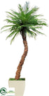 Silk Plants Direct Outdoor Roebellini Palm Tree - Green - Pack of 1