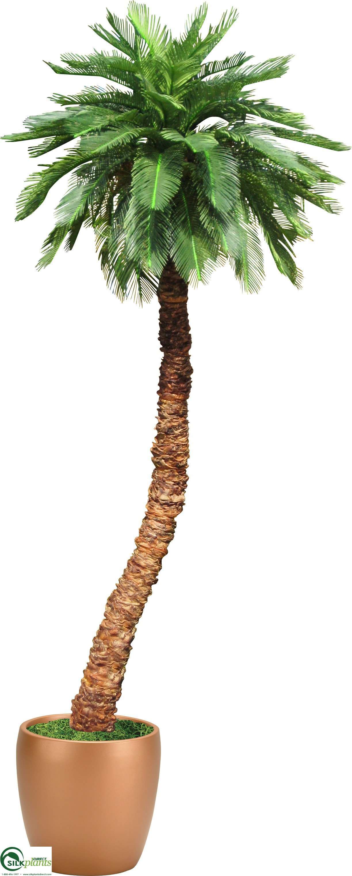 fake palm plants for outdoors Silk Plants Direct Outdoor Tropical Palm Tree Extra Deluxe - Green