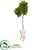 Silk Plants Direct Fiddle Leaf Artificial Tree - Pack of 1