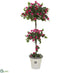 Silk Plants Direct Bougainvillea Artificial Topiary Tree - Pack of 1