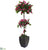 Silk Plants Direct Bougainvillea Artificial Topiary Tree - Pack of 1