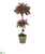 Silk Plants Direct Bougainvillea Artificial Topiary Tree - Pack of 1