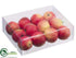 Silk Plants Direct Apple - Red - Pack of 6