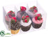 Silk Plants Direct Cupcake - Assorted - Pack of 6
