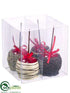 Silk Plants Direct Candy Apple - Mixed - Pack of 6