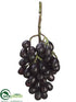 Silk Plants Direct Grape Cluster - Black - Pack of 12