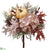 Hydrangea, Pumpkin, Pine Cone Bouquet - Mauve Brown - Pack of 6