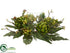 Silk Plants Direct Artichoke Centerpiece - Green - Pack of 1