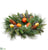 Fruit, Oak Leaf, Pine Candle Ring - Orange Green - Pack of 4