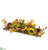 Pumpkin, Gourd, Sunflower, Maple Centerpiece on Wood Pedestal - Fall - Pack of 2