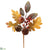 Acorn, Pine Cone, Maple Pick - Green Brown - Pack of 12